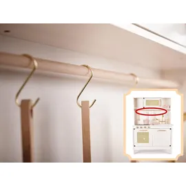 AGA Kinder-Retro-Holzküche aus MDF mit BOHO-Zubehör