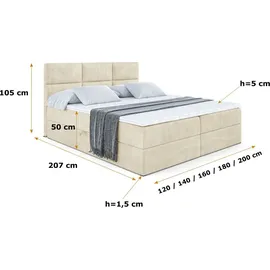 altdecor Ohio 140 x 200 cm H3 Beige