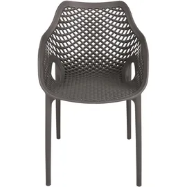Garden Pleasure LAURIA Stapelstuhl 53 x 60 x 80 cm grau 2 St.