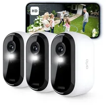 Arlo Essential 2 HD Akku Überwachungskamera Aussen Weiß