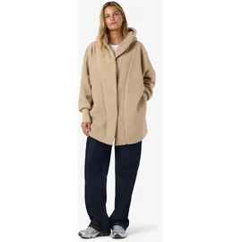 Noisy May NMCOZY L/S LONG SHACKET W HOOD Beige XS