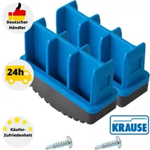 Krause 1 Paar Fußstopfen 77x25mm blau Krause