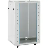 vidaXL 18U Netzwerkschrank auf Rollen 19" IP20 60x60x100 cm"