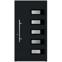 KNOCK Flügelüberdeckende Kunstoff-Haustür »Terra«, anthrazit - grau