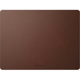 Nomad Mousepad Rustic Brown Leather 16-inch