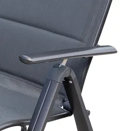 Merxx Taviano Klappsessel 59 x 73 x 109 cm graphit/anthrazit 2er Set