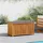 vidaXL Kissenbox 113 x 50 x 60,5 cm Massivholz grau