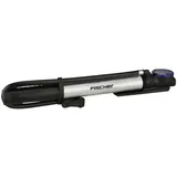 Fischer FAHRRAD 85584 Minipumpe Aluminium, Schwarz