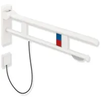 Hewi System 900 Stützklappgriff Wandstützgriff 750 mm weiß