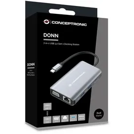 Conceptronic DONN21G 7-in-1 USB 3.2 Gen 1 Dockingstation
