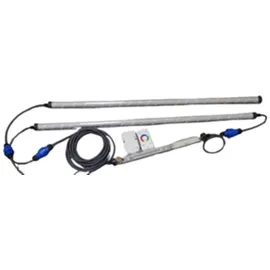 Xenon 6902 Gabionen Leuchte LED 360 Grad RGB 1,00 m mit Fernbedienung 2-er SET