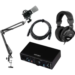 Arturia MiniFuse 1 Black Podcast Set
