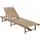 furnicato Sonnenliege 200 x 65 x 87 cm Blau