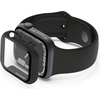 ScreenForce TemperedCurve 2-in-1-Displayschutz mit Schutzrand für Apple Watch (40mm/41mm) schwarz (OVG003zzBK)