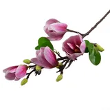 Charmante künstliche Magnolien-Orchidee für elegantes Zuhause und Hochzeit (hellviolett)