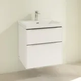 Villeroy & Boch Subway 3.0 Schrank mit Waschtisch, 2 Auszüge, 4A706001+C57800VE,