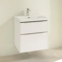 Villeroy & Boch Subway 3.0 Schrank mit Waschtisch, 2 Auszüge, 4A706001+C57800VE,