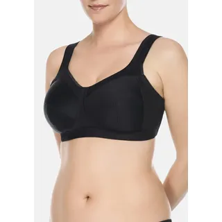 Ulla Dessous - Kate - Sport und Entlastungs-BH ohne Bügel (80 G Schwarz) - 80G