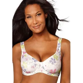 nuance by lascana T-Shirt-BH Damen weiß-pastell Gr.90C