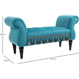 Homcom Polsterbank Blau,