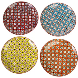 Pols Potten - Hippy Teller Ø 27 cm, verschiedene Farben (4er-Set)