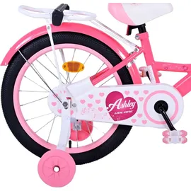 Volare Ashley Kinderfahrrad - Mädchen - 18 Zoll - Rosa/Rot