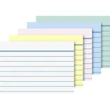 Brunnen Karteikarten A8 liniert, farbig sortiert 100 Stück