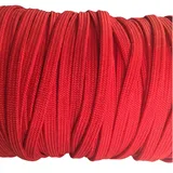 Eloja® Hochwertiges, flaches Schnürband aus 100% Reiner Baumwolle zum Schnüren von Korsetts und Corsagen! Meterware 5 mm Breit Rot