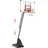 Vevor Basketballkorb Schwarz 232–305 cm