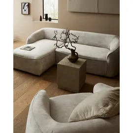 LeGer Home by Lena Gercke Ecksofa »YANI L-Form, Designersofa, organische Form, Maße B/T/H: 255/170/81 cm«, mit Wellenunterfederung, auch in Bouclé, Recamiere rechts/links
