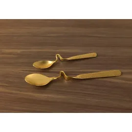Villeroy & Boch NewWave Caffè Spoon Kaffee- & Espresso-Löffel Set 12-teilig vergoldet
