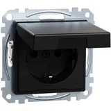 Merten Schuko-Steckdose schwarz matt 1 St.