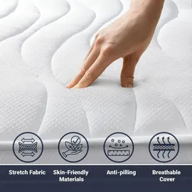 The White Stone Matratze 90 x 170 cm H3 Schaummatratze