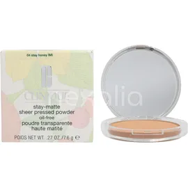 Clinique Stay-Matte Sheer Pressed Powder 04 stay honey