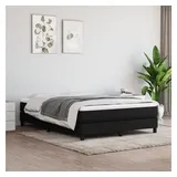 vidaXL Boxspringbett 140 x 200 cm schwarz