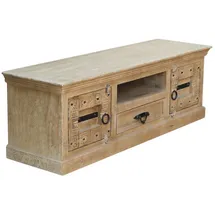 SIT Möbel Daipur Lowboard 150 x 50 cm Beige Massivholz