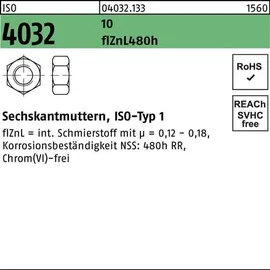 Bufab Sechskantmutter ISO 4032 M8 1000 Stück