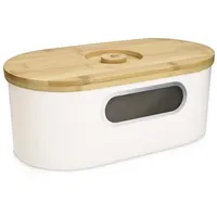 Navaris Brotkasten mit Deckel aus Holz - Brotbox zur