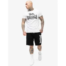 Lonsdale Mair Kurzarm-set - White / Black - 3XL