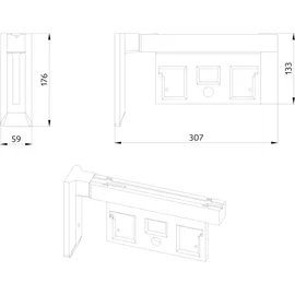 Beg Wandausleger 93202 Kunststoff Metall