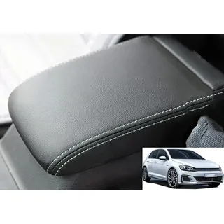 Auto Armlehne Abdeckung Leder Mittelkonsole Abdeckung Schutz FüR Golf 7 7.5 MK7 2013-2019 Mittelarmlehne Box Pad Panel Car Styling ZubehöR