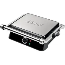Girmi BS44 Grillpfanne mit Petravera-Effekt, Korpus aus Edelstahl, Platten 29,3 x 23 cm