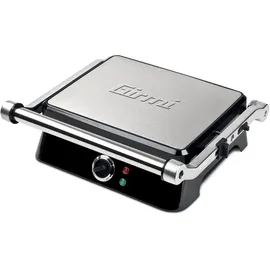 Girmi BS44 Grillpfanne mit Petravera-Effekt, Korpus aus Edelstahl, Platten 29,3 x 23 cm