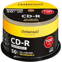 Intenso CD-R 700MB 52x bedruckbar 50er Spindel