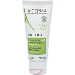 A-DERMA Biologie Reichhaltige Feuchtigkeitscreme Bodylotion 40 ml 