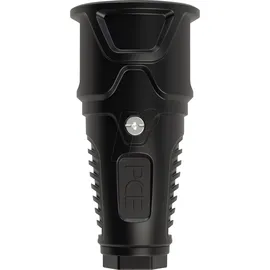 PC ELECTRIC 2410-ss Schutzkontaktkupplung Gummi 250V Schwarz