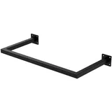 ML-Design Kleiderstange Schwarz, Metall, 30x6.5x64 cm, Garderobe, Garderobenzubehör