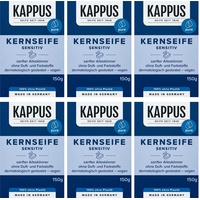 6er Pack Kappus Kernseife sensitiv 6x150g