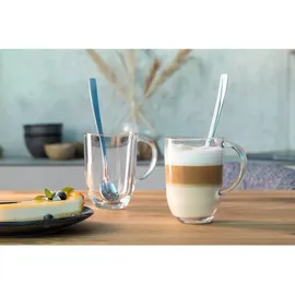 LEONARDO Napoli Latte-Macchiato-Tasse 0,38 l Weiß 4 St.