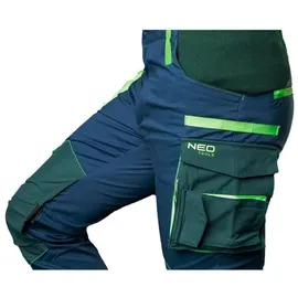 Topex Premium Arbeitshose, mit reflektierenden Elementen, Cordura Verstärkung L